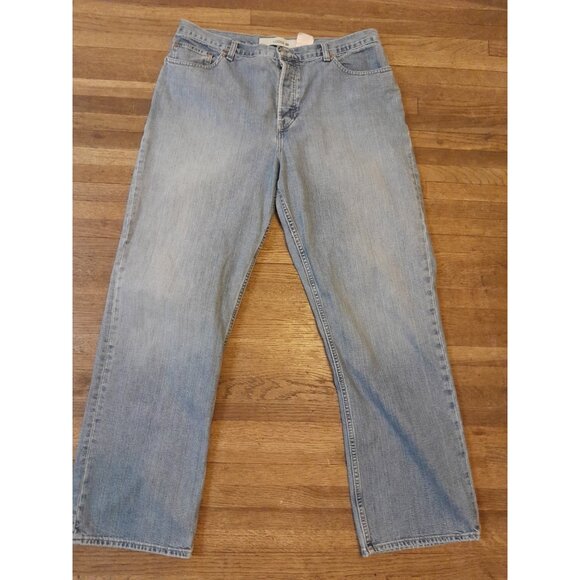 Vtg 90s Gap Womens Loose Fit Button Fly Classic Medium Wash Y2K Size 16 Jeans - Picture 2 of 16